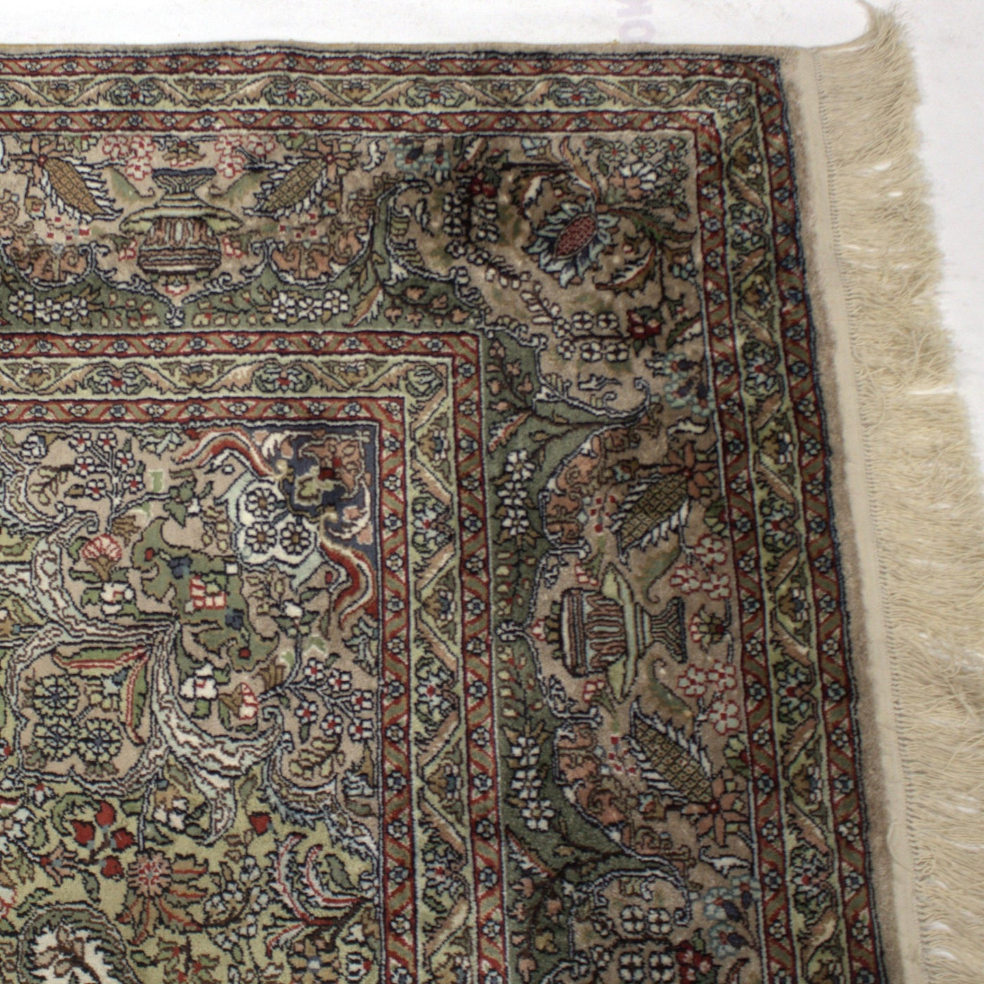 Canvello Hand Made Formal Medallion Sino Tabriz Rug - 6'2'' X 8'10'' - Canvello