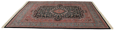 Canvello Hand Made Formal Medallion Sino Tabriz Rug - 8'0'' X 10'0'' - Canvello