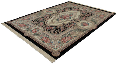 Canvello Hand Made Formal Medallion Sino Tabriz Rug - 8'6'' X 11'6'' - Canvello