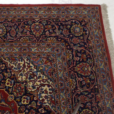 Canvello Hand Made Medallion Silkroad Kashan Rug - 7'1'' X 10'0'' - Canvello