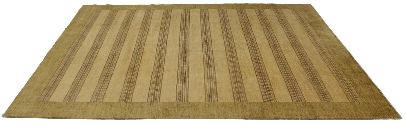 Canvello Hand Made Modern All Over Afghanistan Pishavar Rug - 8'3'' X 9'6'' - Canvello