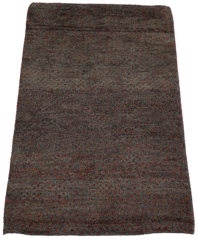 Canvello Hand Made Modern All Over Indo Gabbeh Rug - 2'0'' X 3'0''