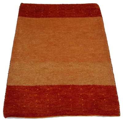 Canvello Hand Made Modern All Over Indo Gabbeh Rug - 2'1'' X 2'11''
