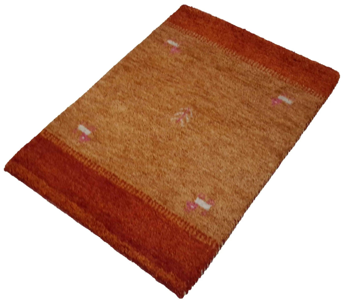 Canvello Hand Made Modern All Over Indo Gabbeh Rug - 2'0'' X 2'11'' - Canvello