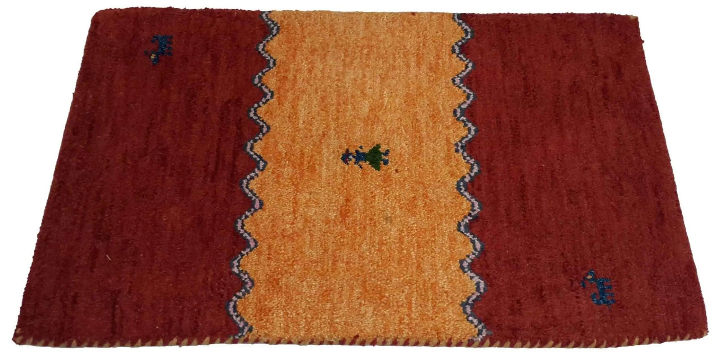 Canvello Hand Made Modern All Over Indo Gabbeh Rug - 2'0'' X 3'0'' - Canvello