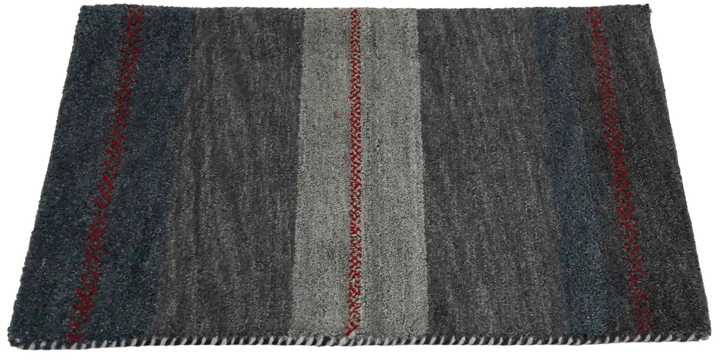 Canvello Hand Made Modern All Over Indo Gabbeh Rug - 2'0'' X 3'0'' - Canvello