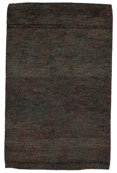 Canvello Hand Made Modern All Over Indo Gabbeh Rug - 2'0'' X 3'0'' - Canvello