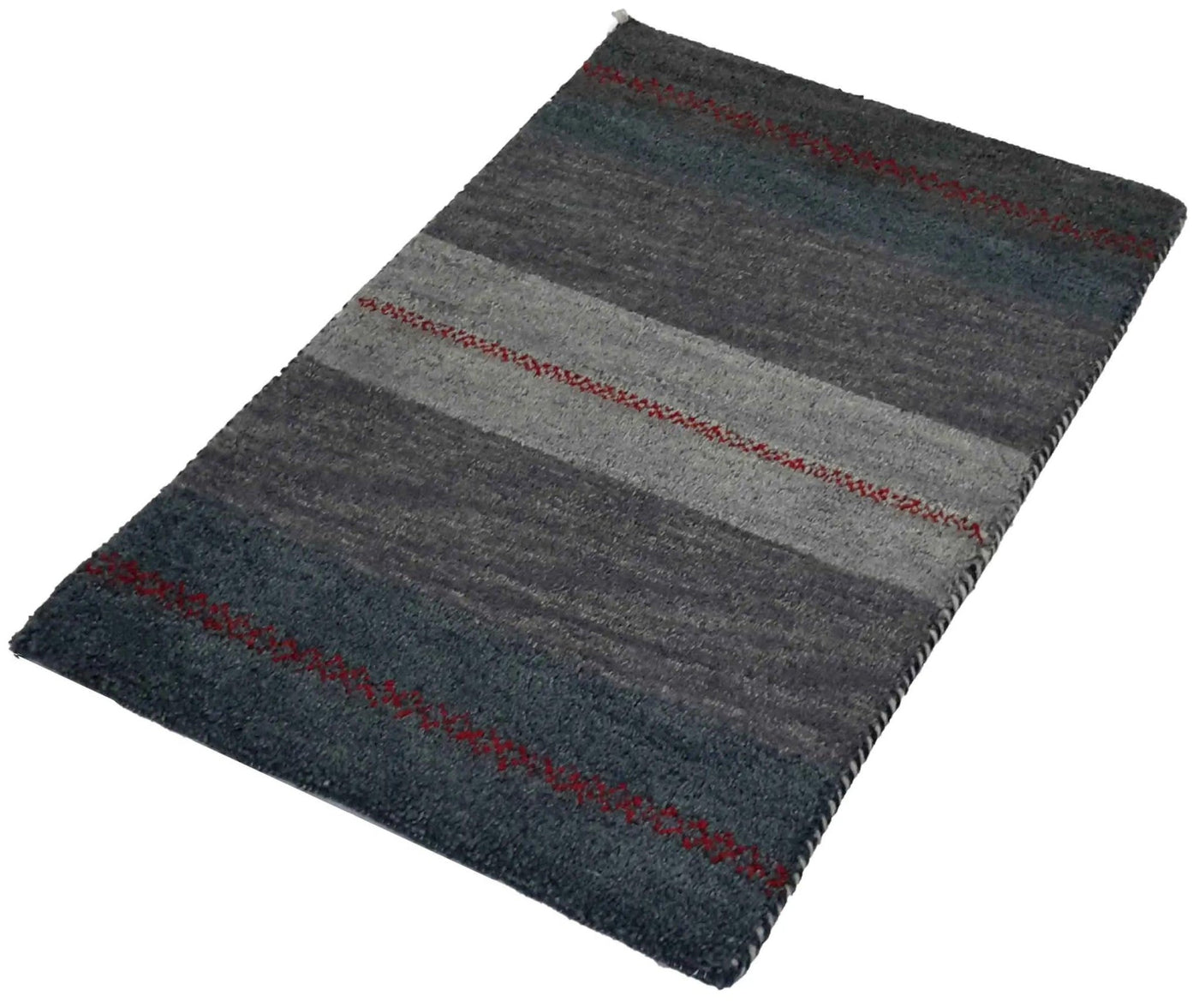 Canvello Hand Made Modern All Over Indo Gabbeh Rug - 2'0'' X 3'0'' - Canvello