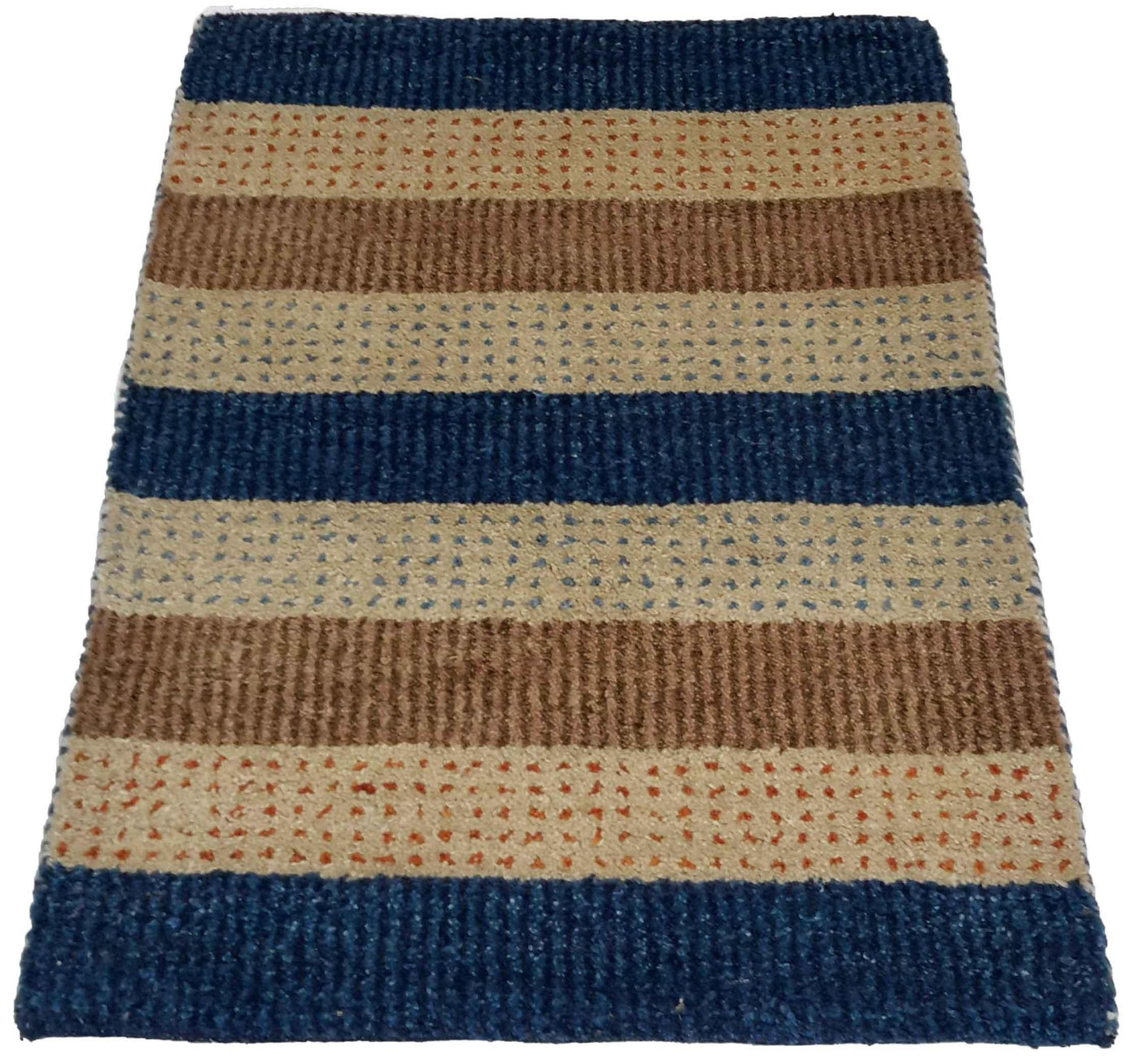 Canvello Hand Made Modern All Over Indo Gabbeh Rug - 2'0'' X 3'0'' - Canvello