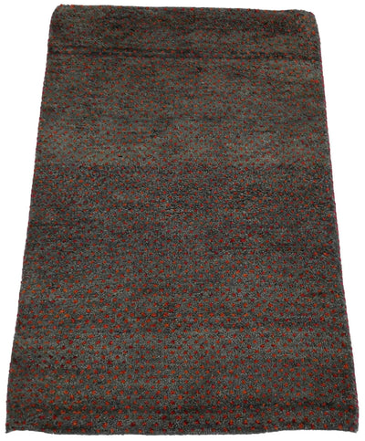 Canvello Hand Made Modern All Over Indo Gabbeh Rug - 2'0'' X 3'0'' - Canvello