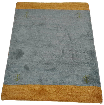 Canvello Hand Made Modern All Over Indo Gabbeh Rug - 2'1'' X 2'11'' - Canvello