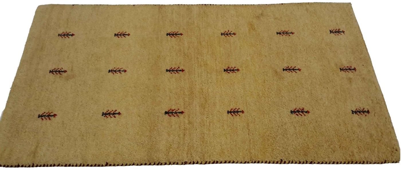 Canvello Hand Made Modern All Over Indo Gabbeh Rug - 2'11'' X 5'3'' - Canvello