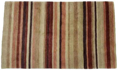 Canvello Hand Made Modern All Over Indo Gabbeh Rug - 3'0'' X 4'11''