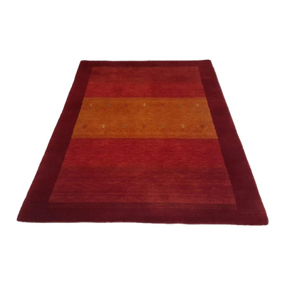 Canvello Hand Made Modern All Over Indo Gabbeh Rug - 3'10'' X 5'10''