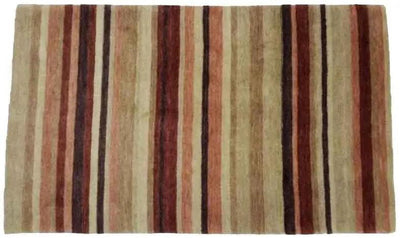 Canvello Hand Made Modern All Over Indo Gabbeh Rug - 3'0'' X 4'11'' - Canvello