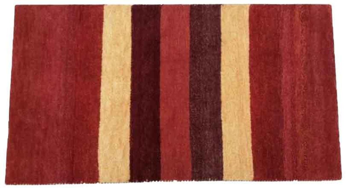 Canvello Hand Made Modern All Over Indo Gabbeh Rug - 3'0'' X 5'6'' - Canvello