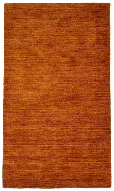 Canvello Hand Made Modern All Over Indo Gabbeh Rug - 3'1'' X 5'4'' - Canvello