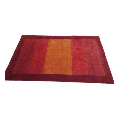 Canvello Hand Made Modern All Over Indo Gabbeh Rug - 3'10'' X 5'10'' - Canvello