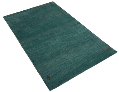 Canvello Hand Made Modern All Over Indo Gabbeh Rug - 3'10'' X 6'1'' - Canvello