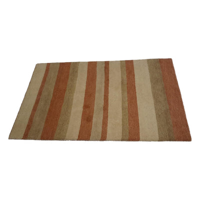 Canvello Hand Made Modern All Over Indo Gabbeh Rug - 3'11'' X 5'11'' - Canvello