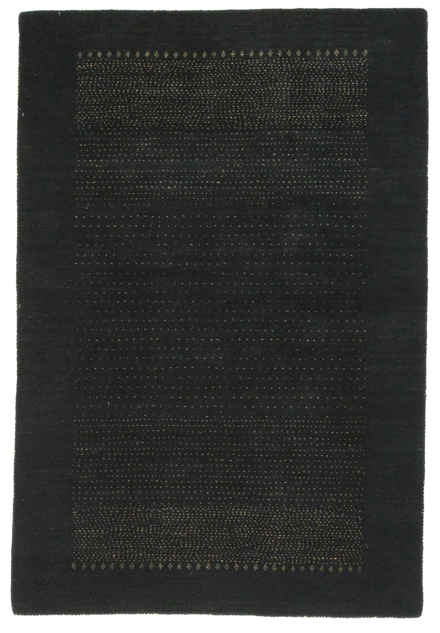 Canvello Hand Made Modern All Over Indo Gabbeh Rug - 4'0'' X 6'0''
