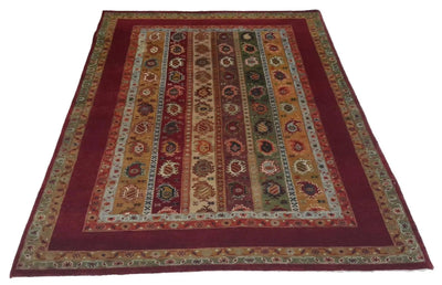 Canvello Hand Made Modern All Over Indo Gabbeh Rug - 4'0'' X 6'0'' - Canvello