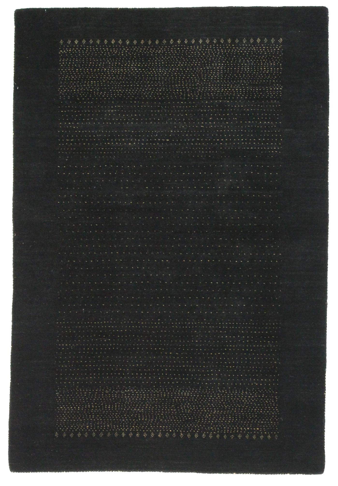 Canvello Hand Made Modern All Over Indo Gabbeh Rug - 4'0'' X 6'0'' - Canvello