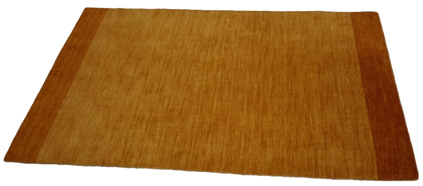 Canvello Hand Made Modern All Over Indo Gabbeh Rug - 4'0'' X 6'1'' - Canvello