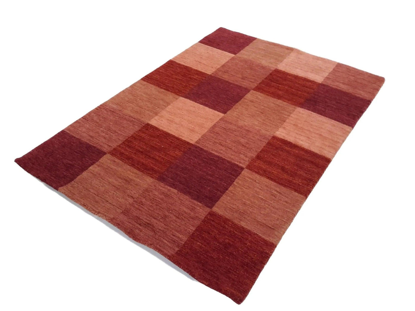 Canvello Hand Made Modern All Over Indo Gabbeh Rug - 4'1'' X 5'11'' - Canvello