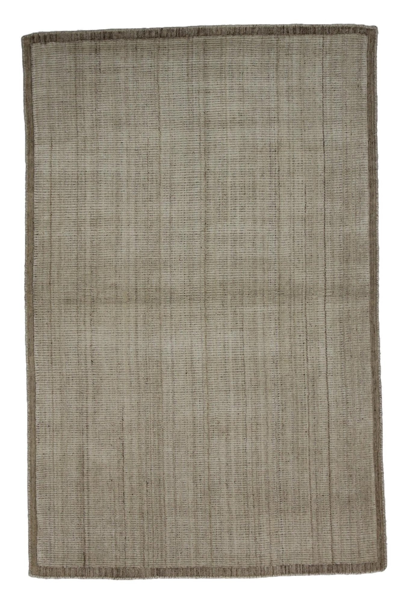 Canvello Hand Made Modern All Over Indo Gabbeh Rug - 4'2'' X 6'5'' - Canvello