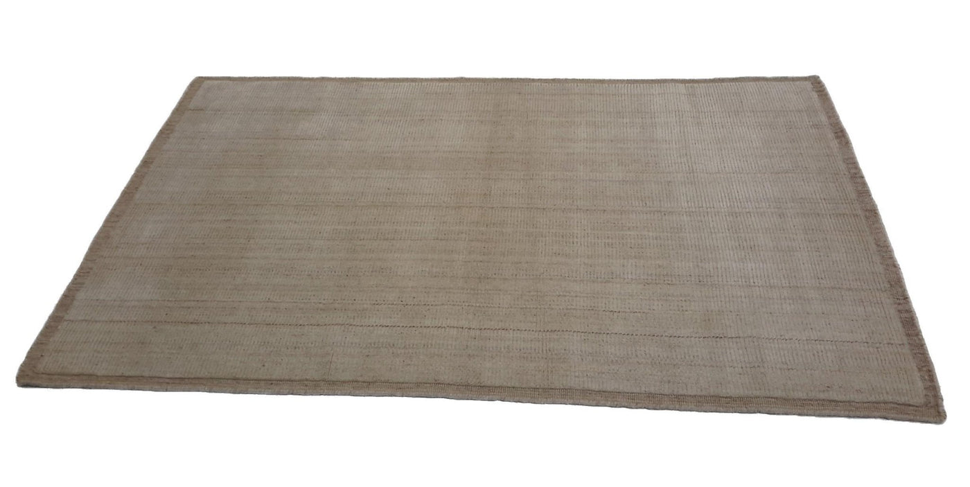 Canvello Hand Made Modern All Over Indo Gabbeh Rug - 4'2'' X 6'5'' - Canvello