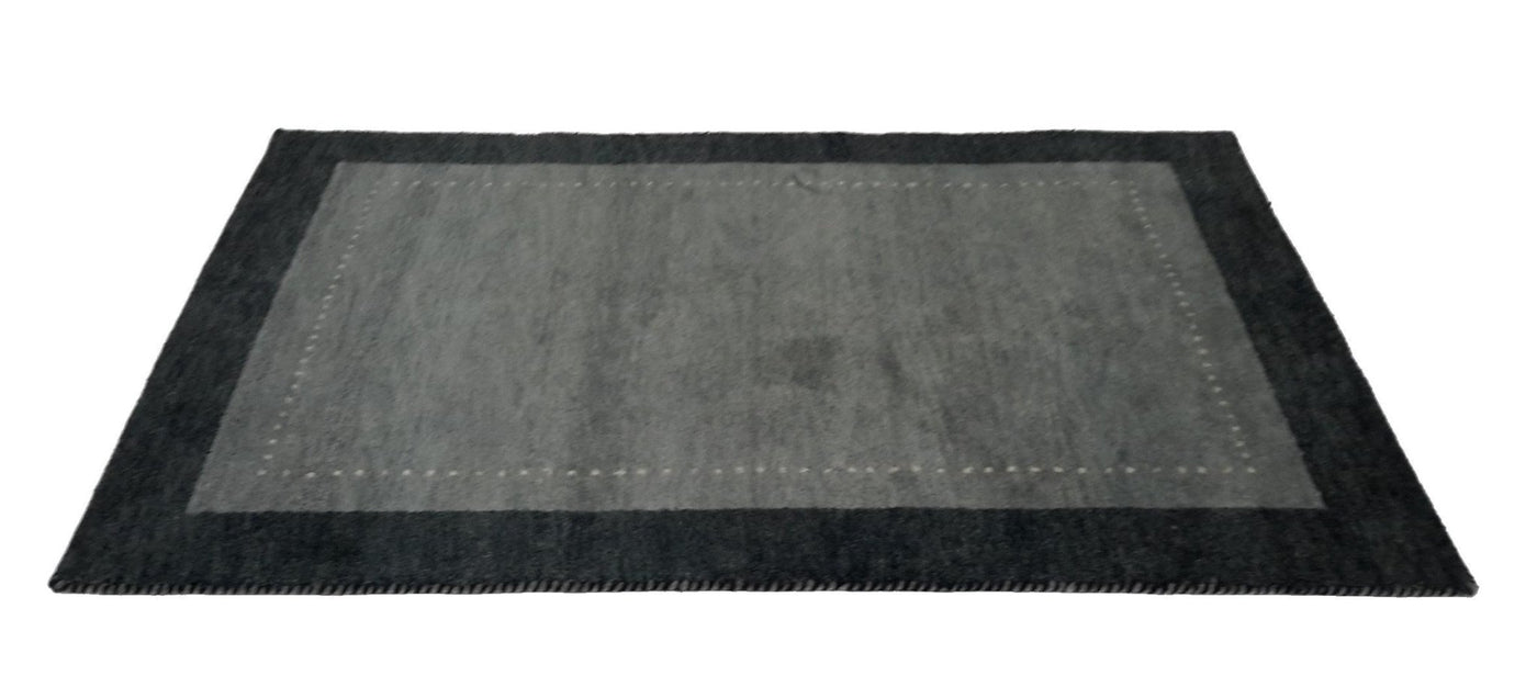 Canvello Hand Made Modern All Over Indo Gabbeh Rug - 4'6'' X 6'6'' - Canvello