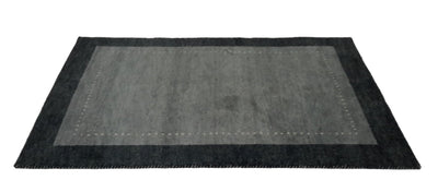 Canvello Hand Made Modern All Over Indo Gabbeh Rug - 4'6'' X 6'6'' - Canvello