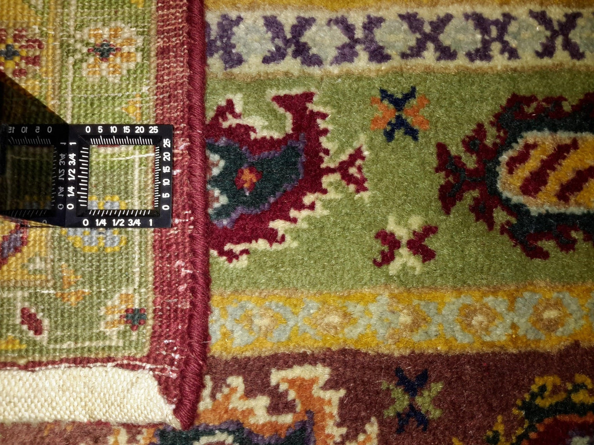 Canvello Hand Made Modern All Over Indo Gabbeh Rug - 5'6'' X 7'11'' - Canvello