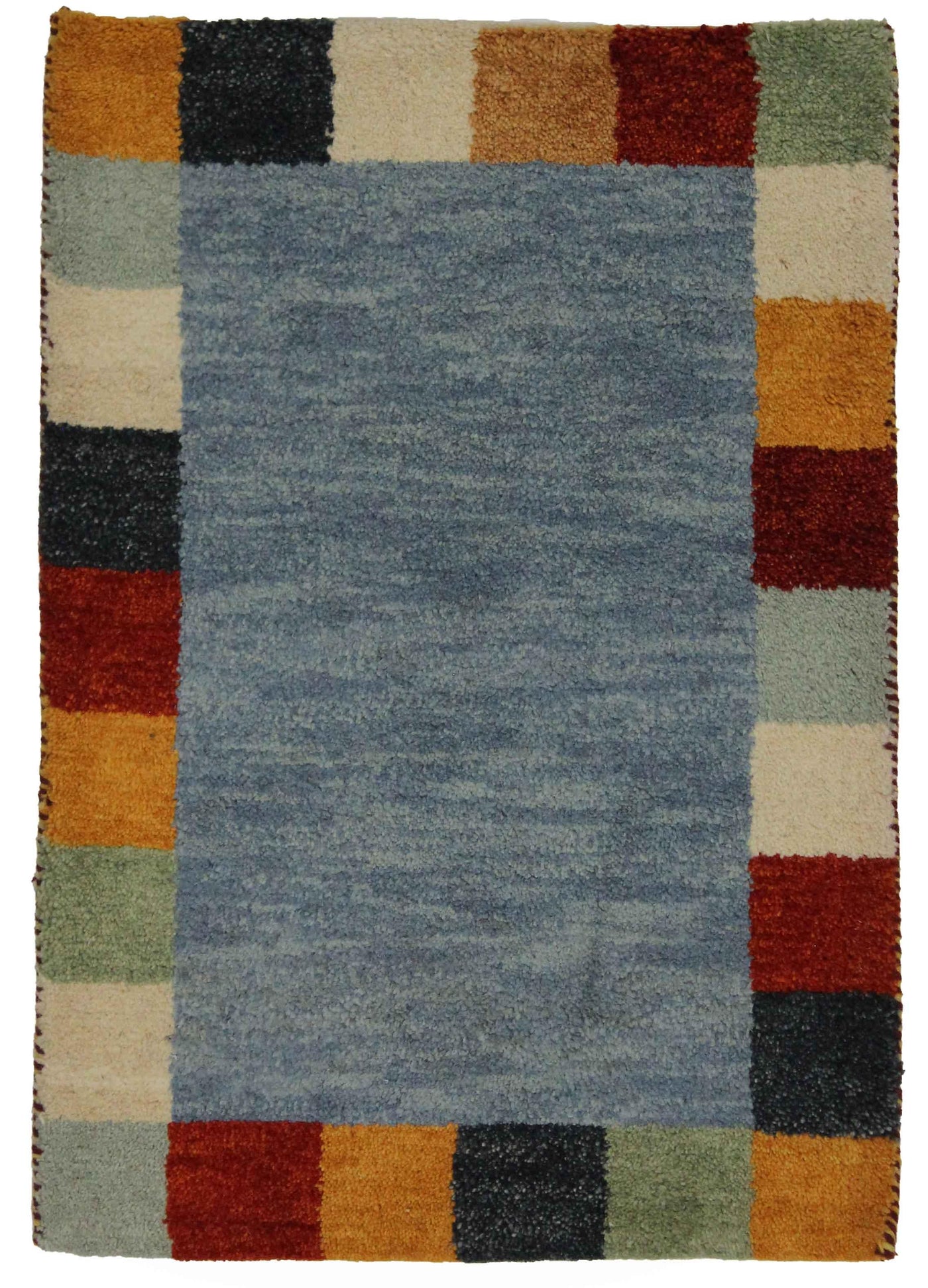 Canvello Hand Made Modern All Over Indo Indo Rug - 2'1'' X 3'0''