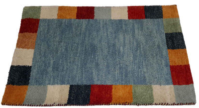 Canvello Hand Made Modern All Over Indo Indo Rug - 2'1'' X 3'0''