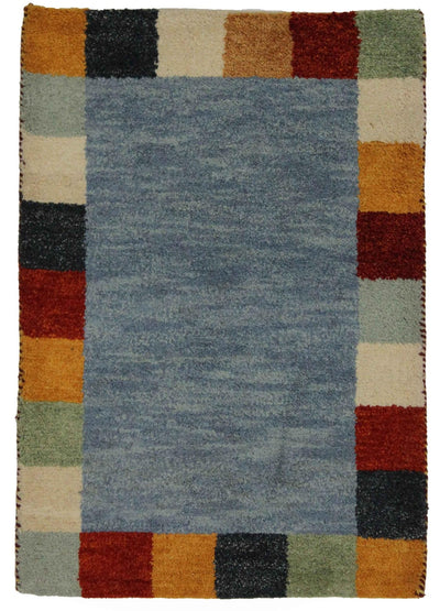 Canvello Hand Made Modern All Over Indo Indo Rug - 2'1'' X 3'0'' - Canvello