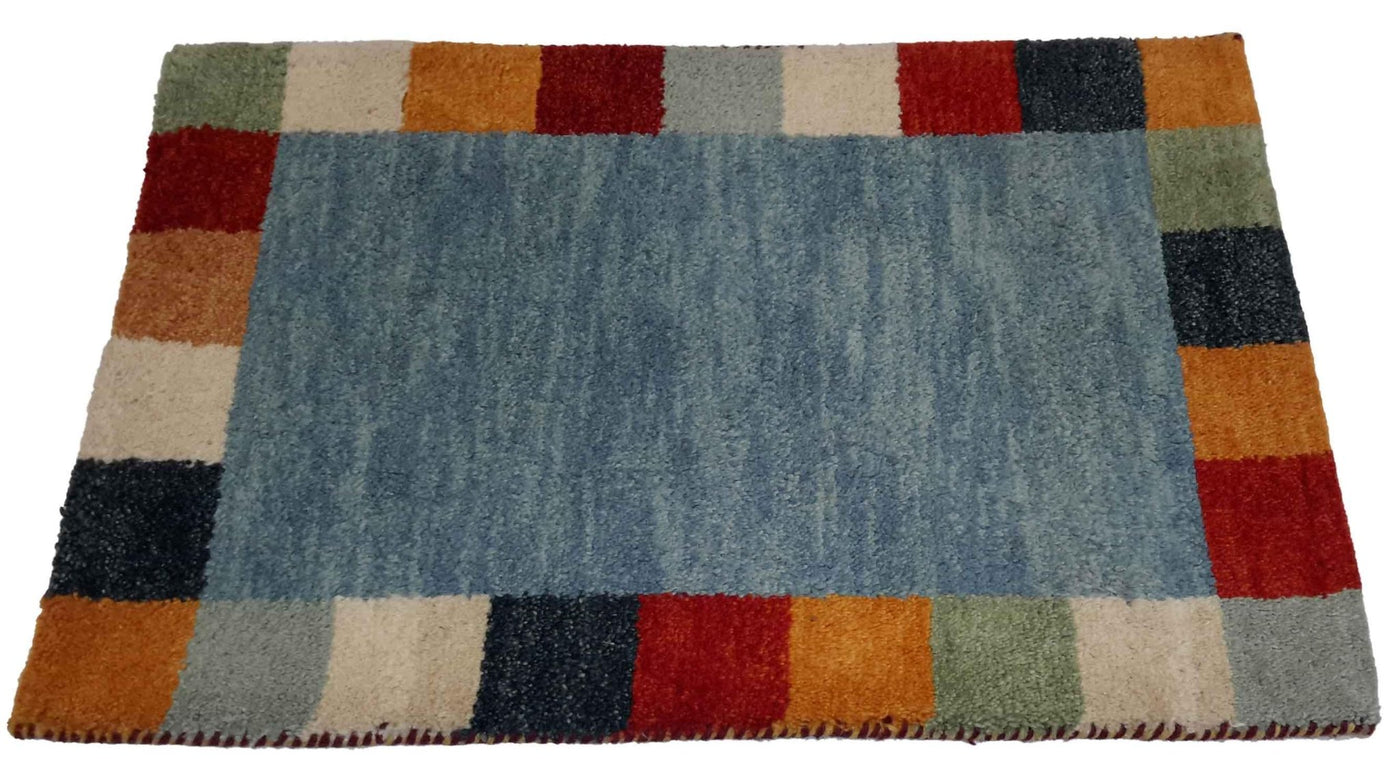 Canvello Hand Made Modern All Over Indo Indo Rug - 2'1'' X 3'0'' - Canvello