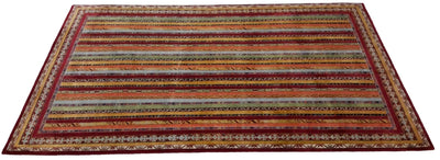 Canvello Hand Made Modern All Over Indo Indo Rug - 6'6'' X 10'0'' - Canvello