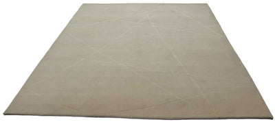Canvello Hand Made Modern All Over Indo Indo Rug - 7'10'' X 10'7''