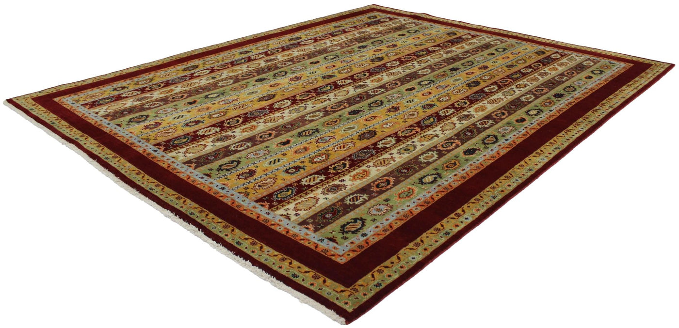 Canvello Hand Made Modern All Over Indo Indo Rug - 7'10'' X 9'8'' - Canvello