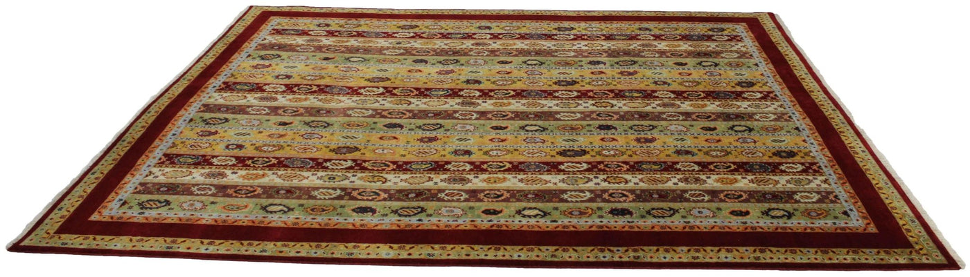 Canvello Hand Made Modern All Over Indo Indo Rug - 7'10'' X 9'8'' - Canvello