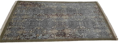 Canvello Hand Made Modern All Over Indo Modern Rug - 6'4'' X 9'8'' - Canvello