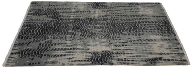 Canvello Hand Made Modern All Over Indo Rug - 6'8'' X 9'8''