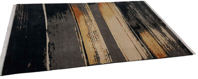 Canvello Hand Made Modern All Over Indo Rug - 6'10'' X 10'1'' - Canvello