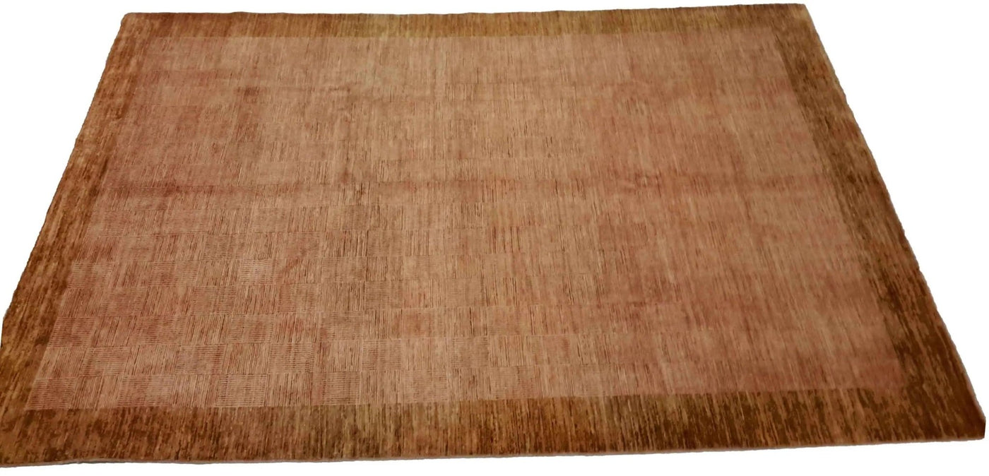 Canvello Hand Made Modern All Over Pakistan Pishavar Rug - 6'5'' X 9'4'' - Canvello