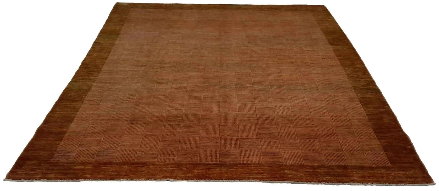 Canvello Hand Made Modern All Over Pakistan Pishavar Rug - 6'5'' X 9'4'' - Canvello