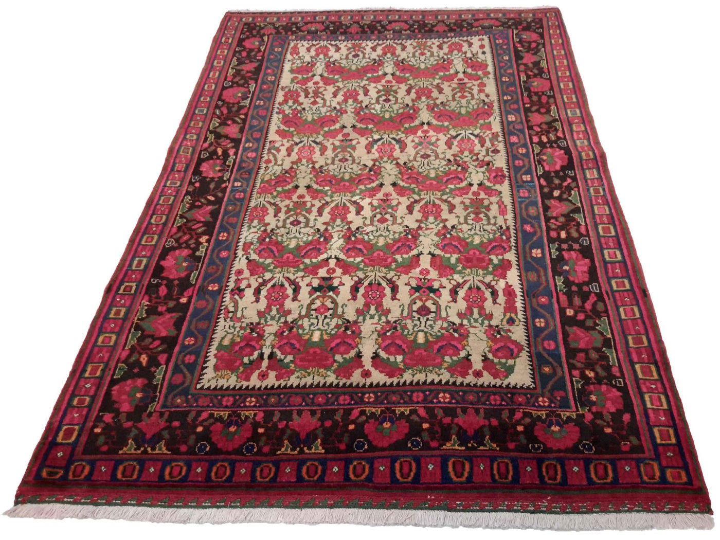 Canvello Hand - Made Silkroad Afshar Transitional Rugs - 5'2'' X 8'5'' - Canvello