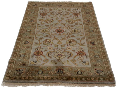 Canvello Hand Made Traditional All Over Indo Indo Rug - 3'1'' X 5'6'' - Canvello