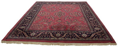 Canvello Hand Made Traditional All Over Indo Indo Rug - 9'2'' X 11'8'' - Canvello